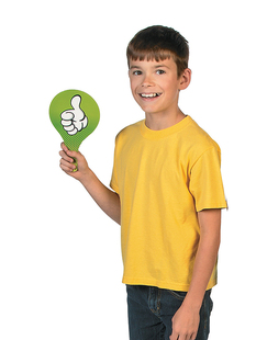 对错牌大拇指手牌教具举手神器评委打分裁判牌辩论赛道具英语课堂