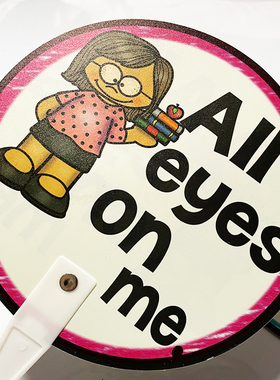 英语课堂趣味规则教师指令手举牌公开课道具classroom management