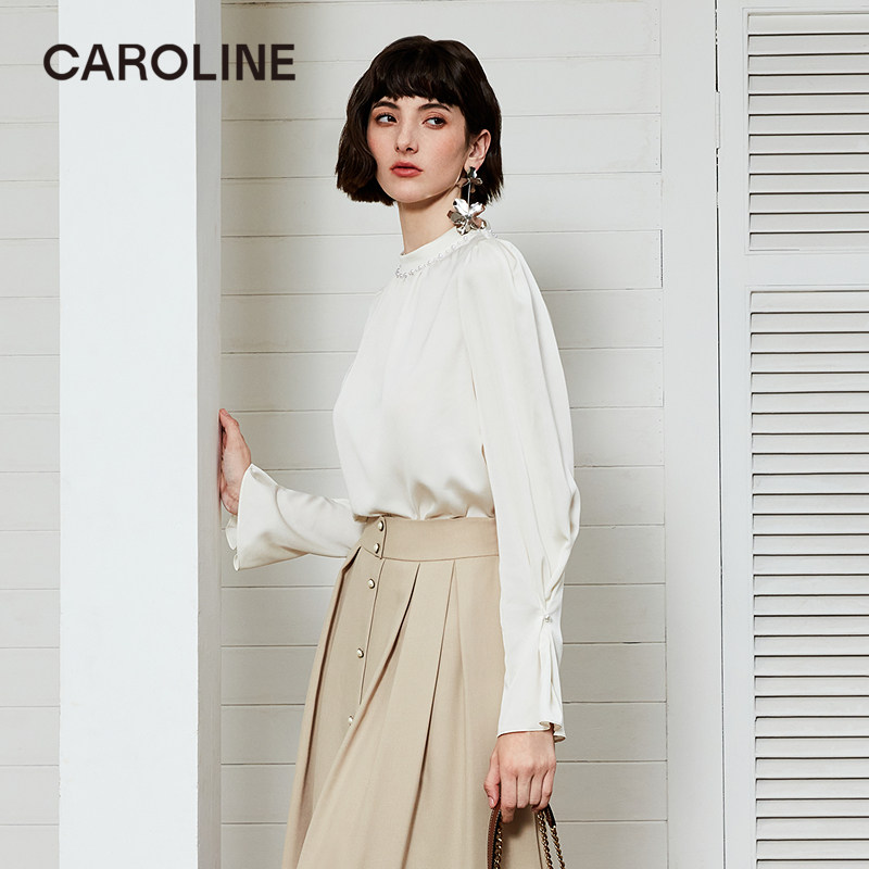 CAROLINE卡洛雪纺衫CAROLINE