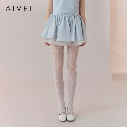 AIVEI欣贺艾薇2026春季新小个子超甜减龄芭蕾风蓬蓬短裙XSV1Q04B