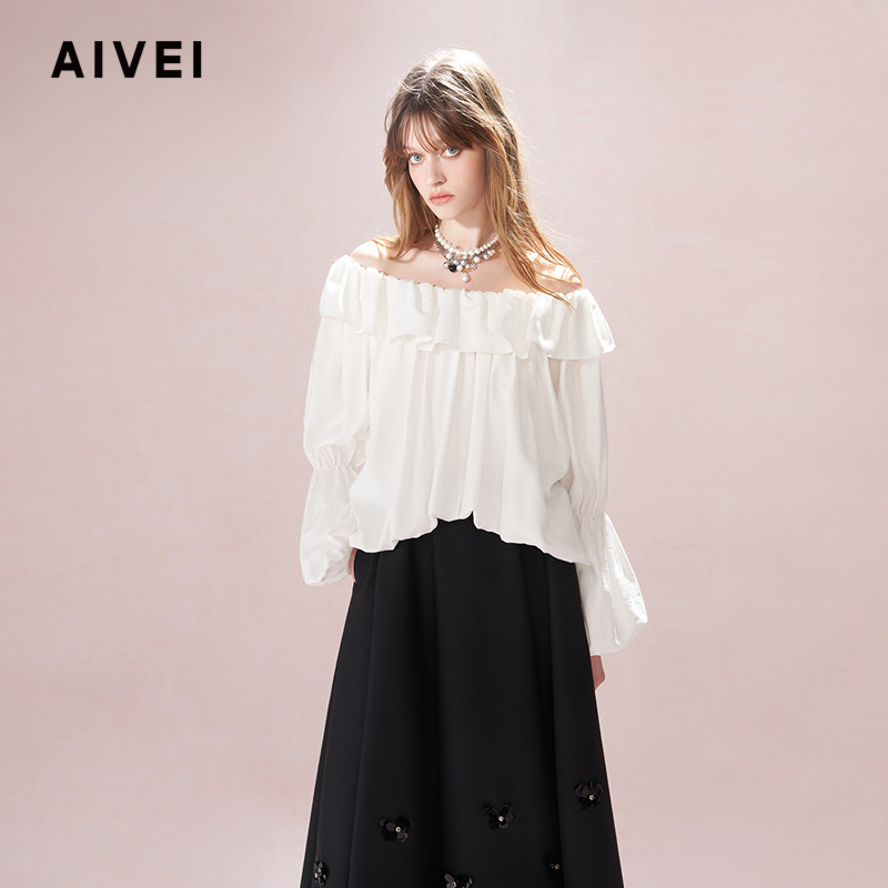AIVEI欣贺艾法式名媛纯欲一