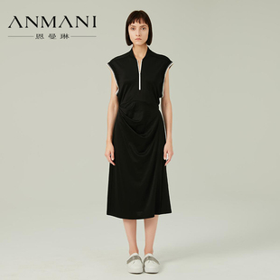 商场同款-ANMANI恩曼琳24夏季新品都市休闲运动风连衣裙Q32G401C
