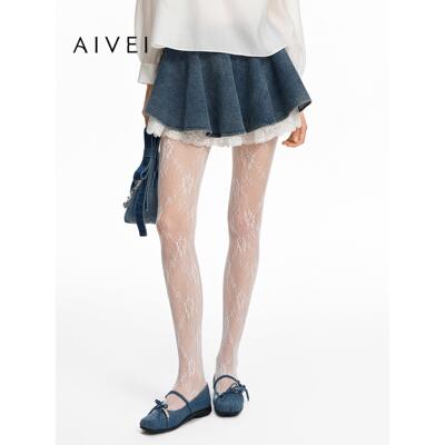 AIVEI欣贺艾薇2026秋季新日杂牛仔短裙小个子甜酷半身裙XSV5Q10B