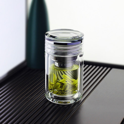 ZQSH水晶玻璃盖高硼硅玻璃杯