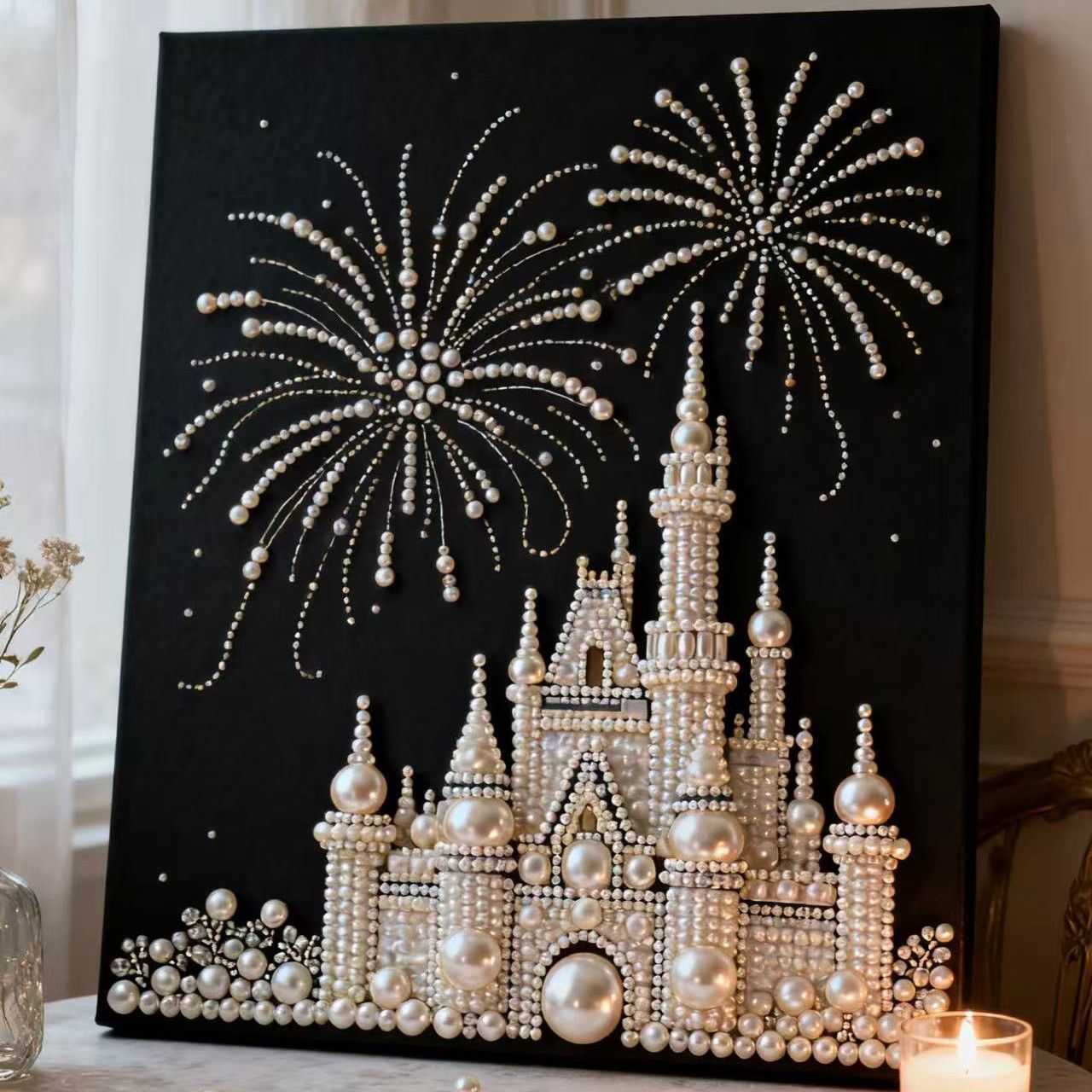 【100个珍珠画---城堡】