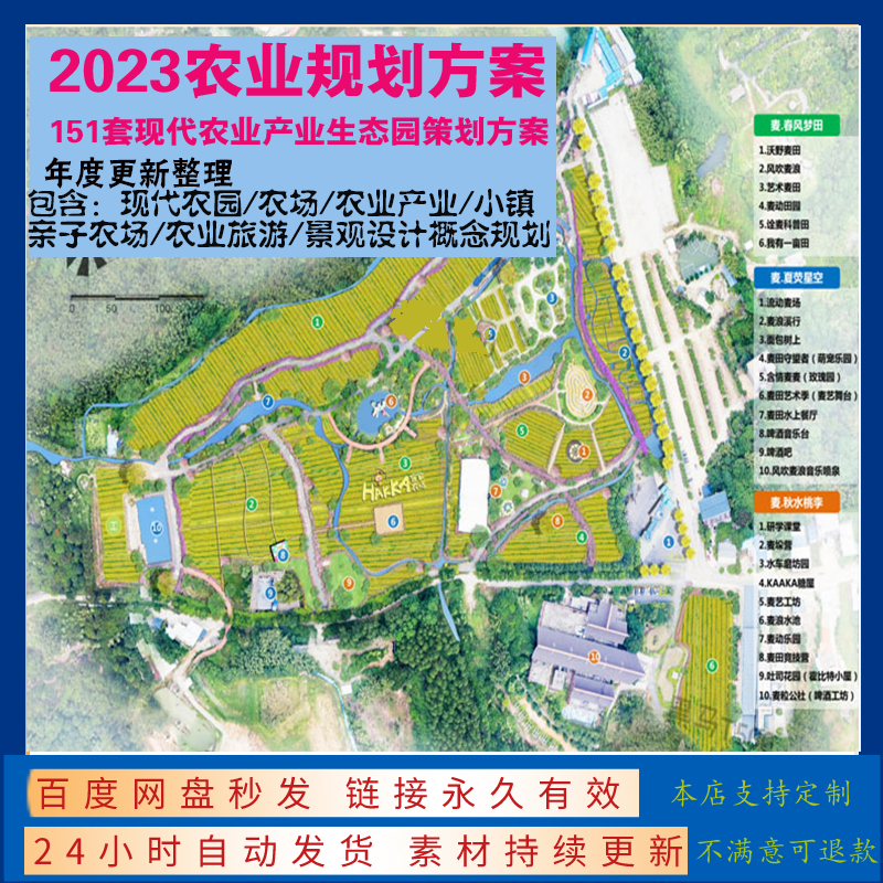 2023现代农业产业示范园农场农庄观光旅游生态园规划策划设计方案-封面