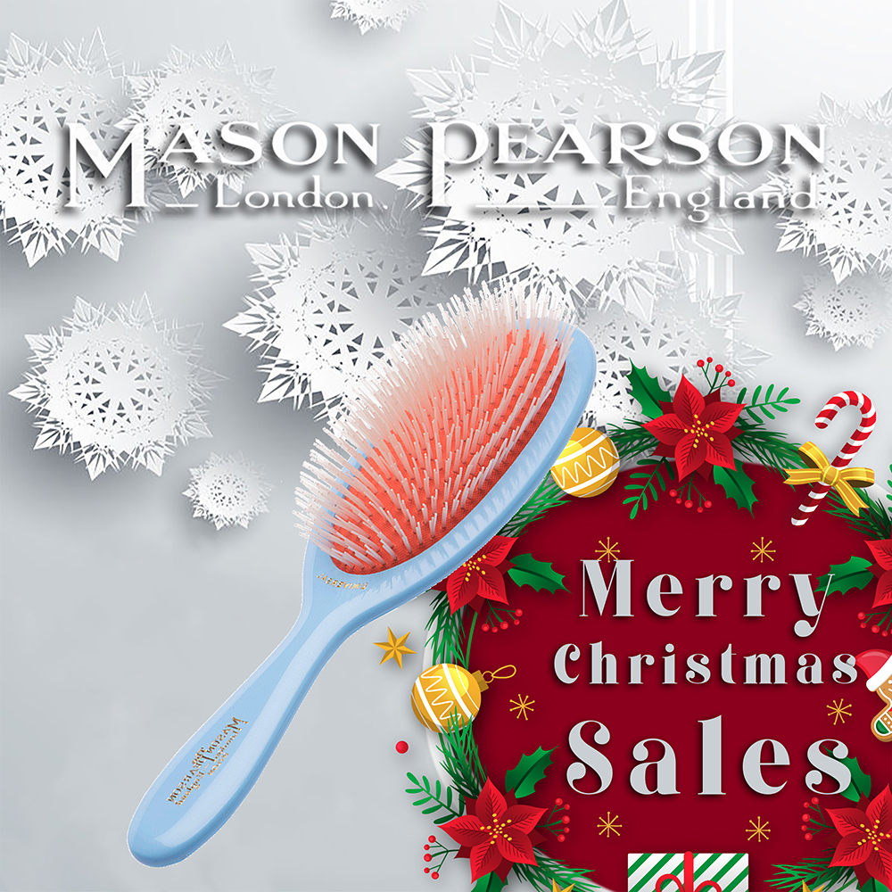 英国Mason Pearson中号NU2常规版尼龙气垫梳造型梳气囊梳