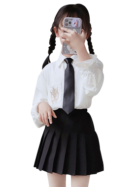 女童jk制服儿童时尚风高腰百褶裙