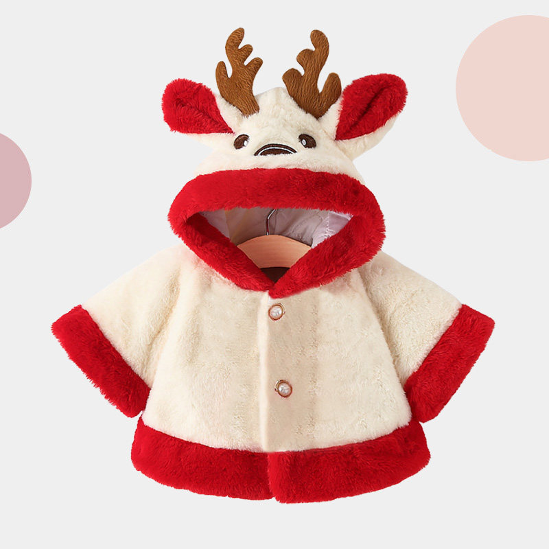 小男孩女宝宝麋鹿斗篷儿童圣诞节装扮服冬季连帽披风加厚外套防风,童装/婴儿装/亲子装,披风/斗篷,淘宝优惠券,粉丝福利购,淘宝优惠卷