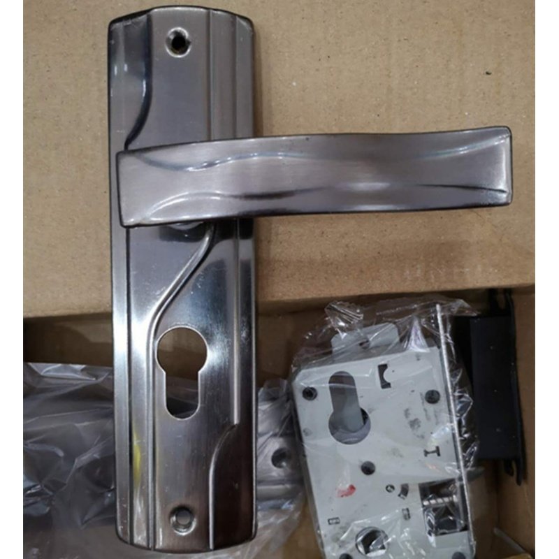 老式木门双舌锁卧室锁卫浴锁厨卫锁小孔距木门锁老锁压把锁执手锁