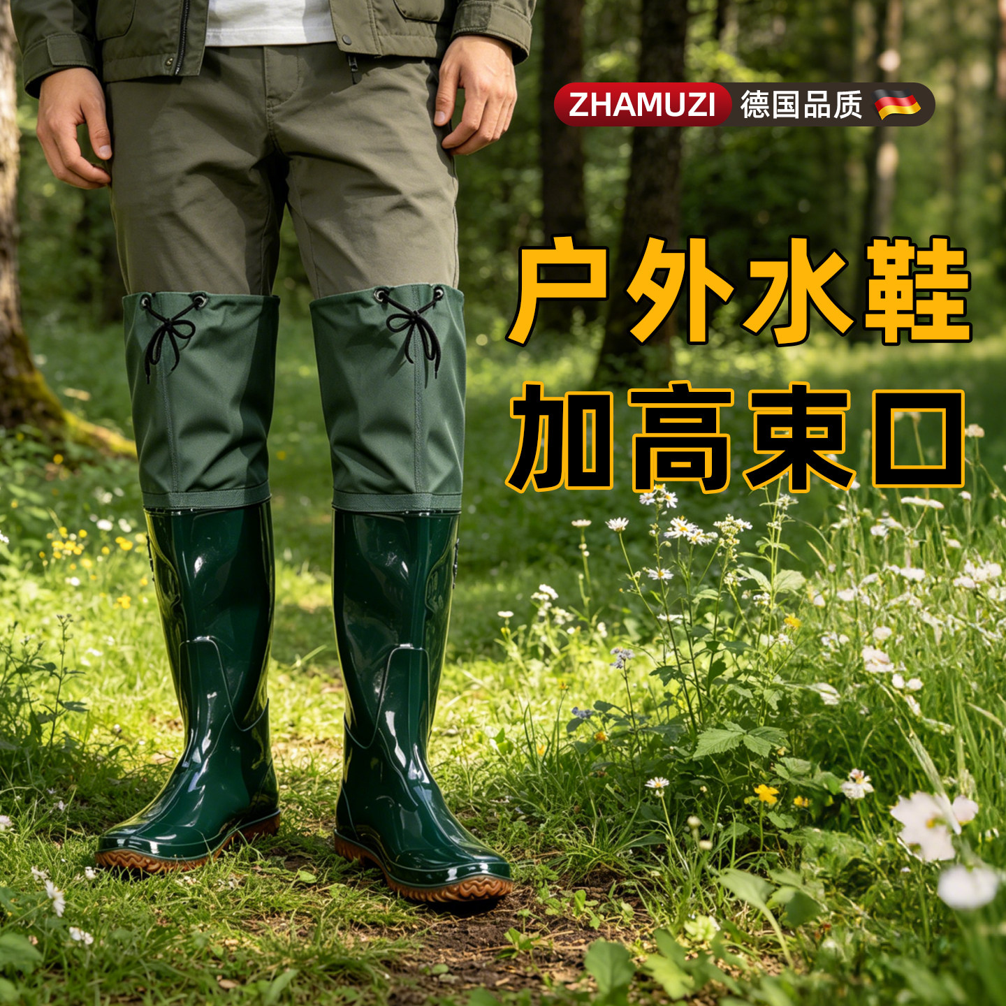 德国防虫水鞋不累脚钓鱼专图片