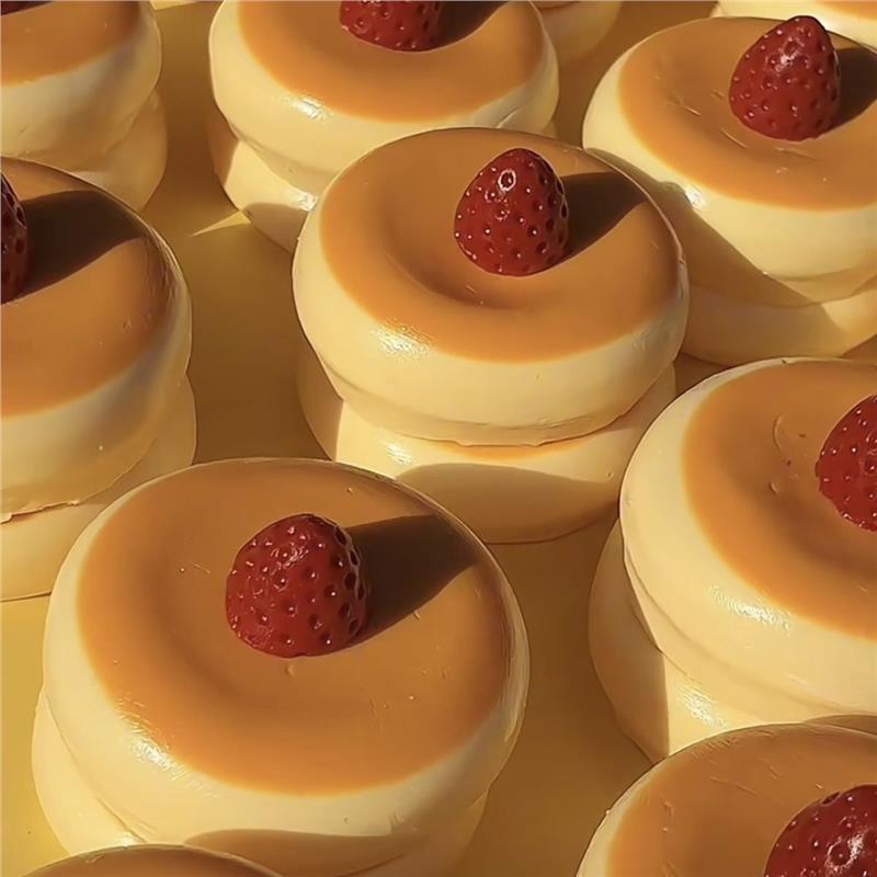 烂泥感舒芙蕾奶油捏乐解压