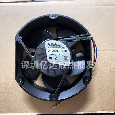 议价D1751P24B8PP340 24V 3.4A ABB880/580变频器散热风扇 4线带