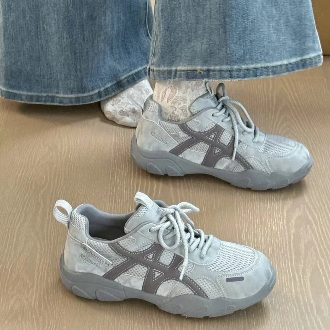 复古厚底德训鞋女2026新