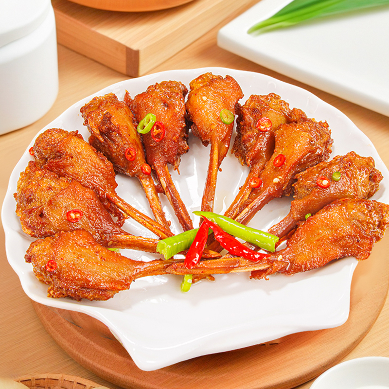 星鲜季香辣鸭下巴下酒菜半成品