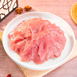 星鲜季免浆猪肉片水煮肉片半成品火锅外卖小炒肉片20斤商用批发