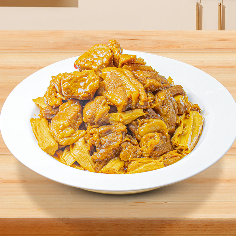 预制菜支竹焖牛腩小碗菜料理包速食菜盖浇饭半成品家商用外卖快餐