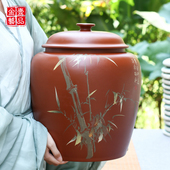 14饼茶罐建水陶罐保鲜罐储茶罐密封罐 十四饼茶缸或14升水缸F18