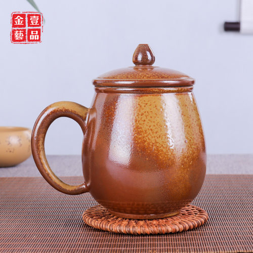 纯手工450ml白泥柴烧工艺