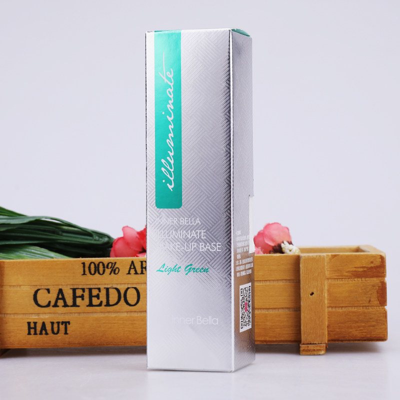 上海伊蓓诺旗舰店清透亮颜隔离霜淡绿色针对敏感肌痘痘肌痘印肤质