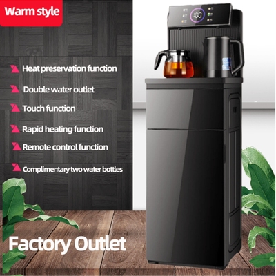 外贸出口英文版茶吧机跨境出口饮水机冰热两用tea bar machine
