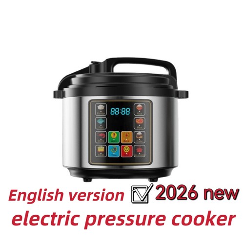 5L electric pressure cooker has 8‑in‑1 cooking functions