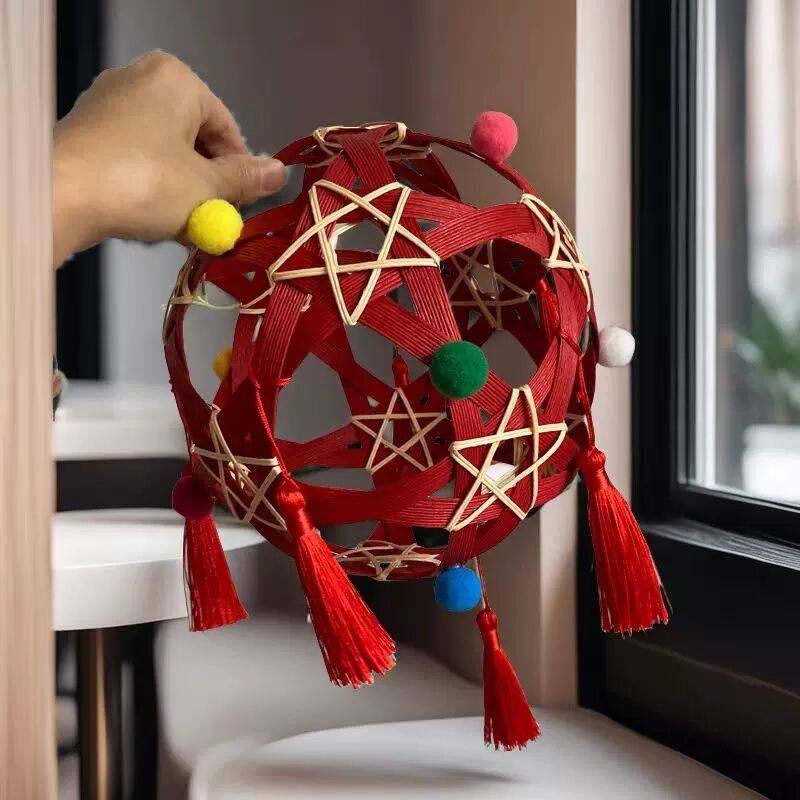 传统古风纯镂空汉服配饰纯手工编织蹴鞠球镂空玲珑球跳舞道具藤球,节庆用品/礼品,灯笼材料包,淘宝优惠券,粉丝福利购,淘宝优惠卷