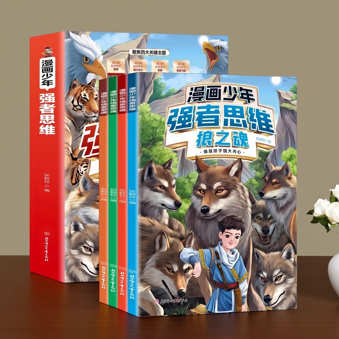 漫画版强者思维狼道逆商培养绘本