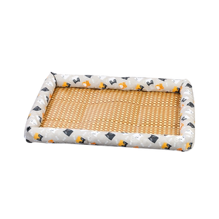 狗窝夏季凉窝四季通用狗窝夏季泰迪博美犬专用宠物凉席窝猫窝垫子