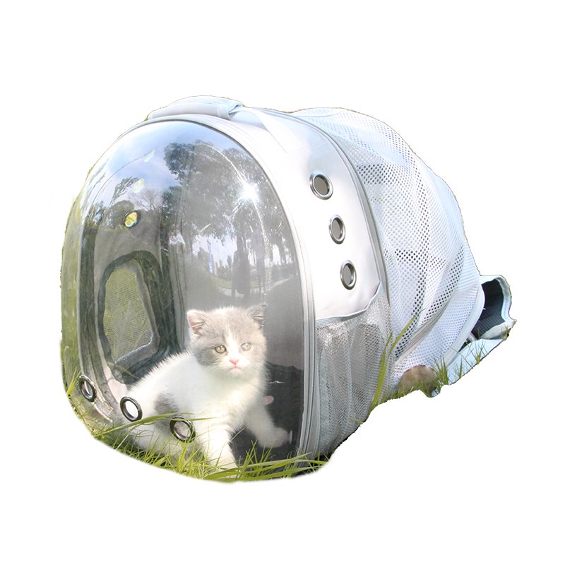 猫包太空舱外出便捷网纱双肩猫包