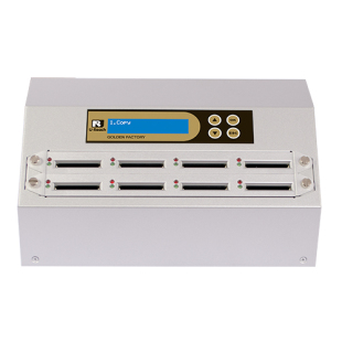 CF08A-G 1 to 7 CFast Card Duplicator Sanitizer 3.9GB/min Log