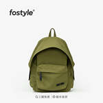 FOSTYLE帽檐双肩包女户外Dora小众轻便13寸尼龙包2025年春夏防水