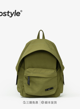 FOSTYLE帽檐双肩包女户外Dora小众轻便13寸尼龙包2025年春夏防水