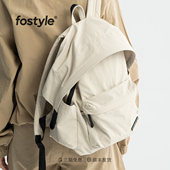 FOSTYLE帽檐双肩包Dora款 小众轻便尼龙包13寸防泼水旅行包户外包