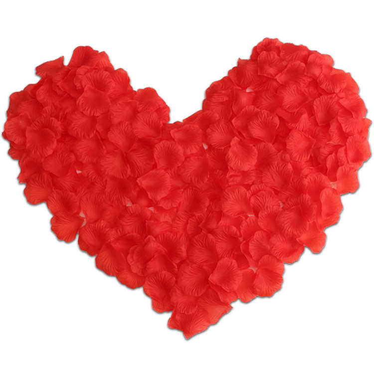 仿真玫瑰花瓣生日装饰求婚表白