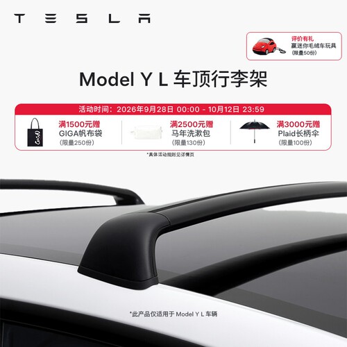 特斯拉ModelYL车顶行李架