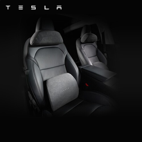 特斯拉（Tesla）官方 Model 3/Y/YL 汽车头枕腰靠组合 头枕+腰靠