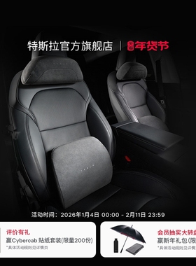 特斯拉（Tesla）官方 Model 3/Y/YL 头枕&腰靠组合 头枕*1+腰靠*1