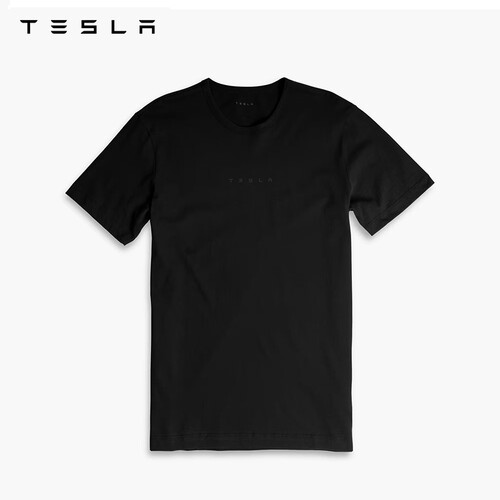 特斯拉（Tesla）官方3D 字标短袖T恤