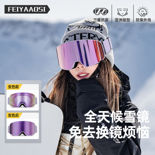 感光变色雪镜告别频繁换镜片！