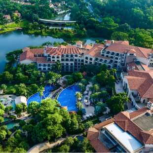 双早晚餐 豪华客房 美林湖温泉大酒店1晚 双温泉 官方大促