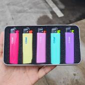 cricket草蜢火石砂轮一次性齿轮打火机明火多款 组合款 铁盒礼品盒