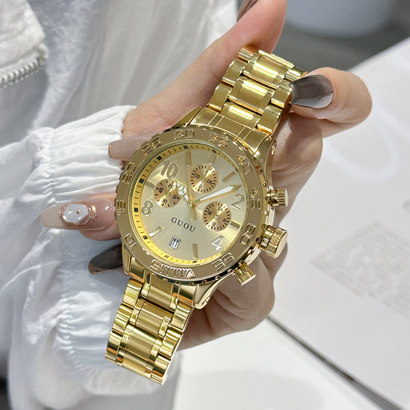 手表女款2025新款小众轻奢正品名牌防水时尚简约大表盘女士手表