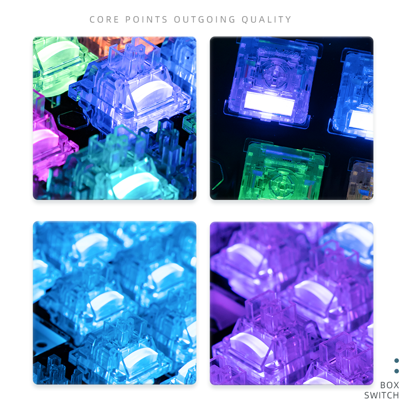 COOLKILLER 아이스 블레이드 축 2세대 업그레이드된 축 바디 CK 오리지널 기계식 키보드 브릴리언트 야옹 라일락 축