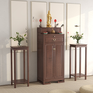 实木供桌佛台神龛家用佛龛香火桌供奉桌观音佛台佛柜财神神台柜子