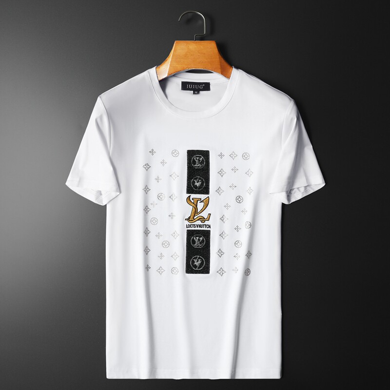 2022欧洲站夏季新款伦古奇潮流丝光短袖t恤男D215-27651-P75,男装T恤,电商D320(原D215)
