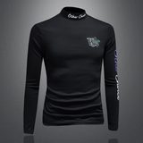 2025秋冬新款轻奢品质半高领双面绒打底衫D320-88346-P100，男装卫衣，电商D322