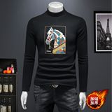 2025秋冬新款羊毛打底衫轻奢品质半高领D320-88340-P115，男装卫衣，电商D322