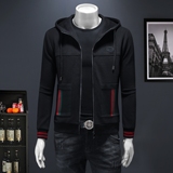 2025秋冬新款IUIUG轻奢潮流男士休闲卫衣外套D320-88205-P155，男装卫衣，电商D322