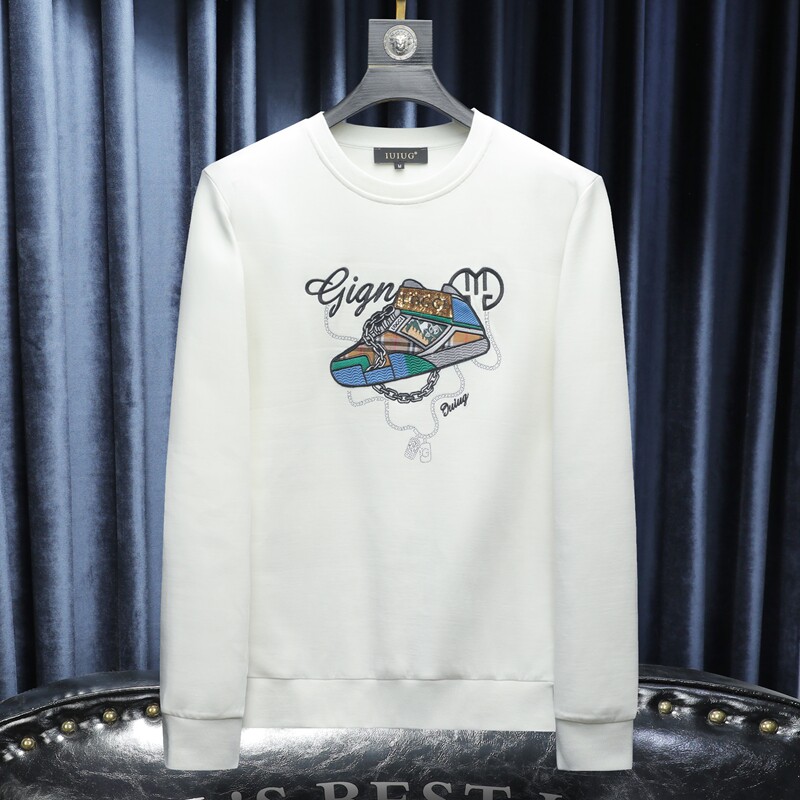 2025秋冬新款IUIUG轻奢潮流休闲卫衣打底衫沙发D320-87805-P125,男装卫衣,电商D322